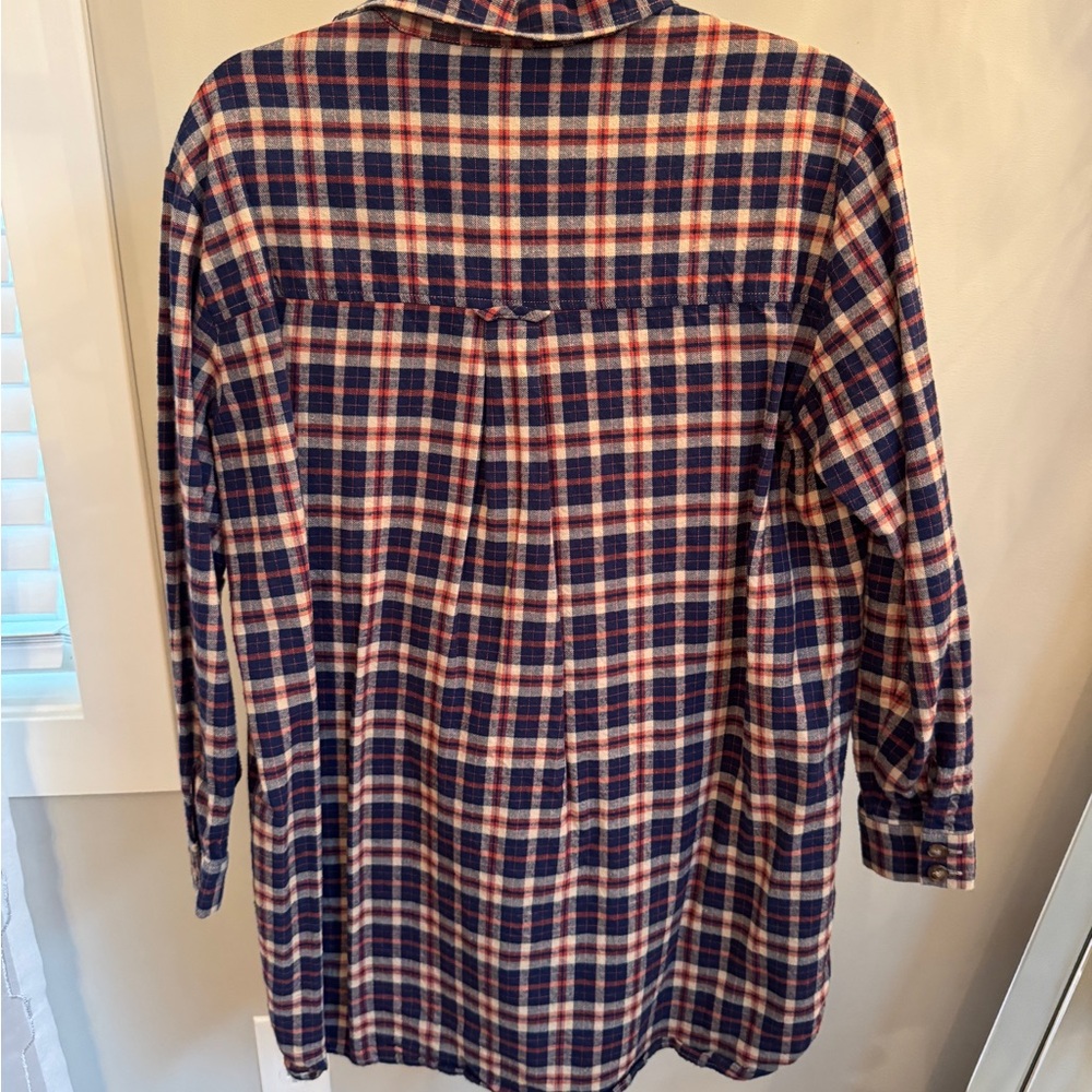Sézane Sadie Dress Plaid Button Front Mini Dress | Size 4 (US 2-4) - Picture 4 of 4